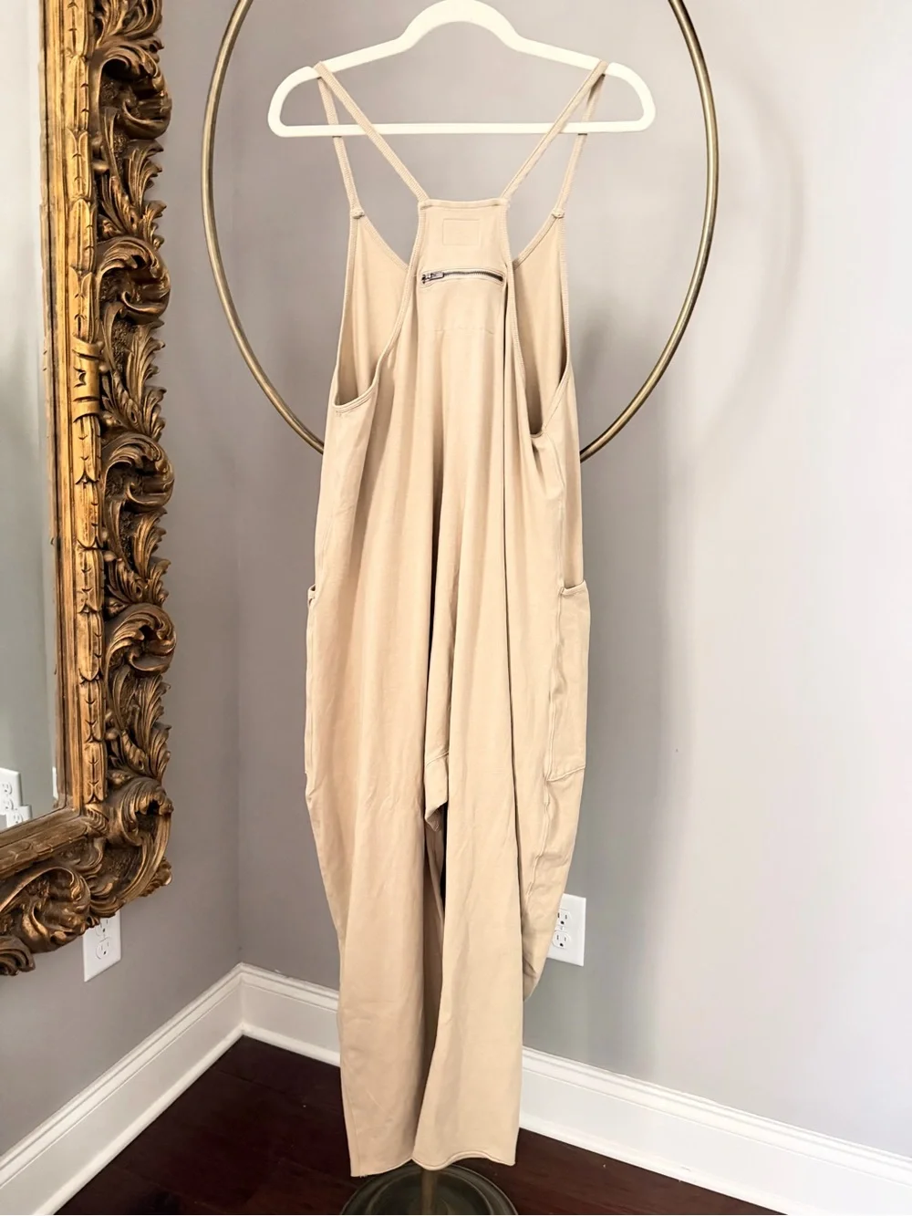 Free People Taupe Hotshot Onesie NWOT